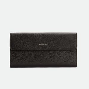 Matt & Nat Connolly new black wallet vegan